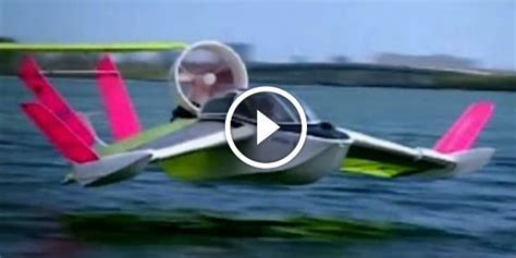 Flying Hovercraft ‘air Fish Powered By 70 Hp Bike Engine