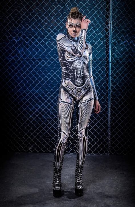 Robot Costume Women Festival Clothing Women Cyberpunk Etsy Costume Robot Robot Halloween