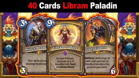 40 Cards Libram Paladin Is Better And Stronger Than Ever Throne Of The