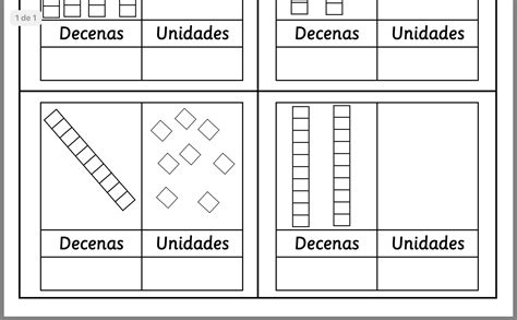 Pin de Lali Martz en matemáticas Decenas y unidades Material educativo Matematicas