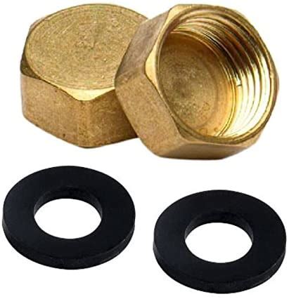 Buy Compression Fitting Brass Blank Nut Cap Pack Of Online
