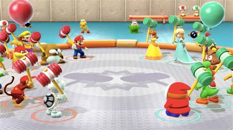 Super Mario Party All Team Minigames Wario Gameplay Mariogamers
