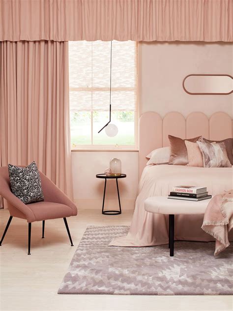 Color Crush Blush Pink Luxe Bedroom Monochrome Bedroom Eclectic