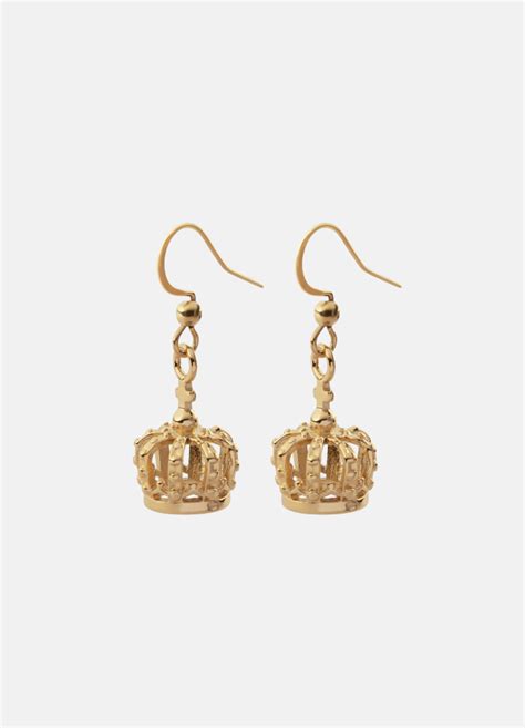 Crown Earring Gold Plated I Skultuna Messingsbruk 1607
