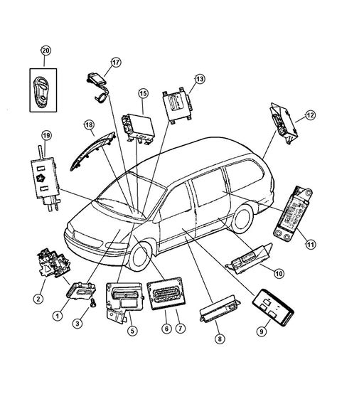 2001 Chrysler Town And Country Module Eatx Moduleselectronic