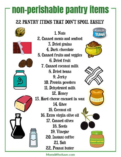 Keep The Pantry Stocked With These Non Perishable Foods A Free