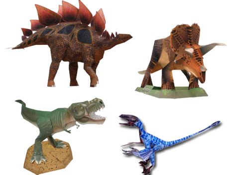 If you do end up making them, please tag us and let us know! Papercraft: Dinosaurier - Download - CHIP