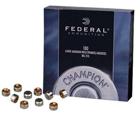 Federal Champion Large Magnum Rifle Primers Total Packed