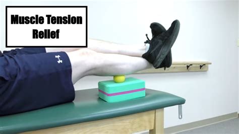 Calf Muscle Release With Ball And Foam Roller Gastrocnemius And