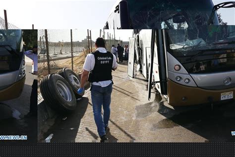 Explosion Hits Tourist Bus Near Cairo 14 Injured State Media Xinhua