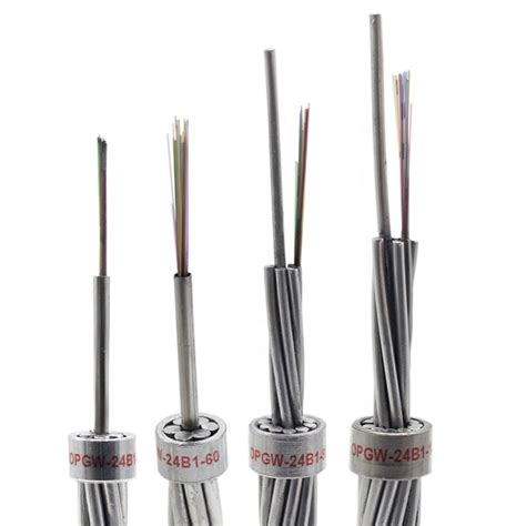 Efon Composite Overhead Ground Wire 6 12 24 48 Core Optical Fiber Loose