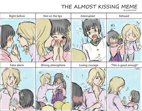The Almost Kissing Meme By Novembrist On Deviantart
