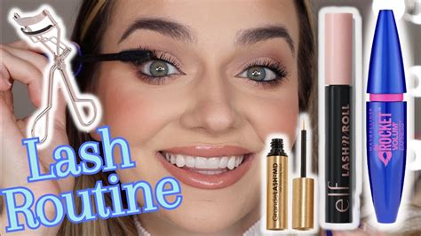 my drugstore mascara lash routine youtube