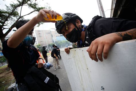 Thai Police Fire Rubber Bullets Tear Gas At Protesters The Seattle Times