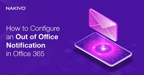 How To Configure An Out Of Office Notification In Office 365fb