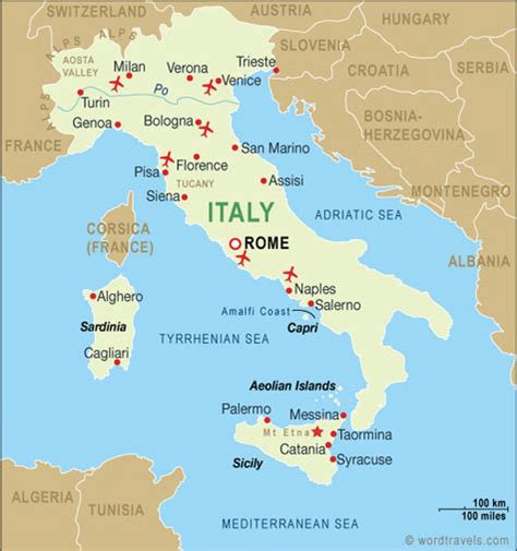 All About Italy Italys Geography