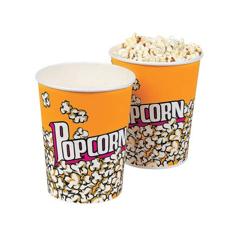 Popcorn Containers Cardboard Popcorn Bucket 85ozpopcorn Boxes Popcorn