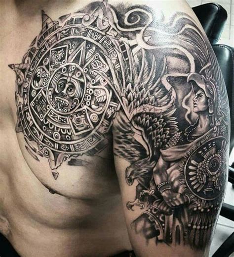 24 Ideas De Tatuajes Inspiradas En La Cultura Azteca Tattoo Arte