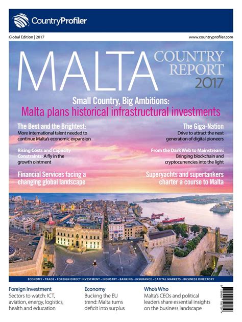The maltese archipelago has a history of colonial control spanning centuries. Malta Country Report 2017 by CountryProfiler - Issuu