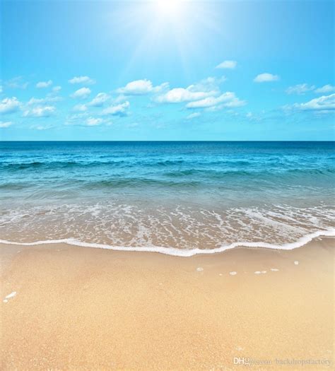 2019 10x10ft Sea Beach Themed Backdrop Vinyl Sunshine