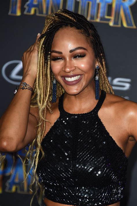 Meagan Good Black Panther Premiere In Hollywood Celebmafia