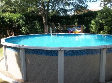 This Is An 18 Ft Round Pool I Like The Deck This Is My Goal For