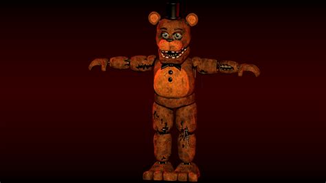 Withered Freddy Full Model Render Fivenightsatfreddys Vrogue Co