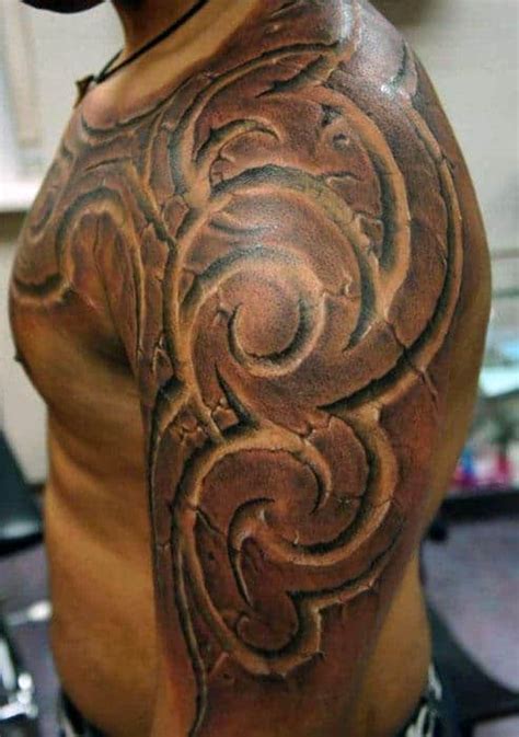 60 3d Tribal Tattoos For Men Masculine Design Ideas