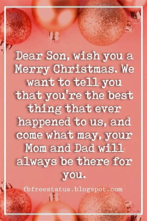 40 Christmas Messages For Son Christmas Messages Christmas