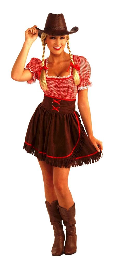 Cowgirl Cowpoke Cutie Costume Dress Wcorset Adult Cowgirl Costume