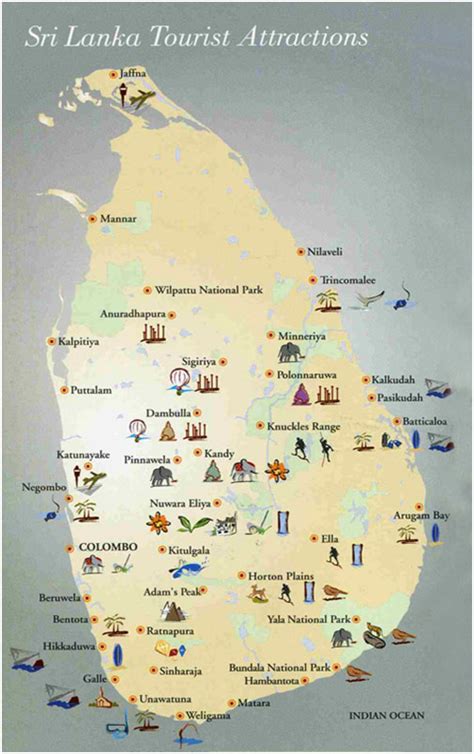 Map And Places Sri Lanka Tours Travels And Taxi