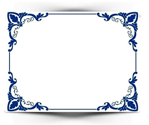 Bingkai Png Biru - tourolouco