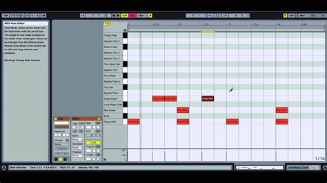 How To Program A Drum Beat In Ableton Live 8 Youtube
