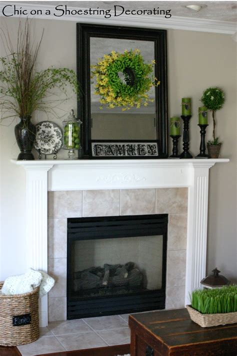 However you decide to decorate your mantel, as long as you stay true to your sense of. Chic on a Shoestring Decorating: Some Summer Decor
