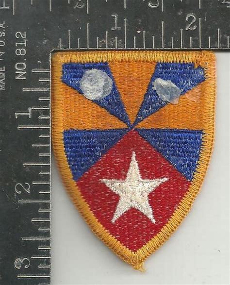 Us Army 7th Support Command Embroidered Color Patch Sew On Ebay