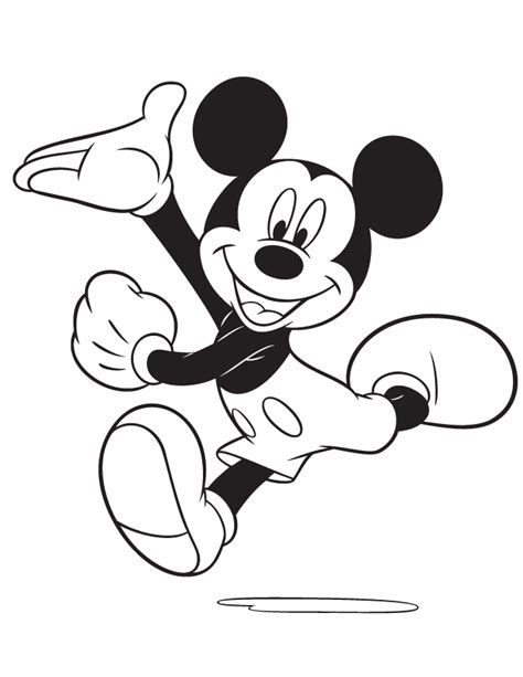 Gambar Buku Belajar Mewarnai Gambar Mickey Mouse Anak Drawing Art Di