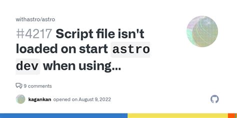 Script File Isnt Loaded On Start Astro Dev When Using Tailwindcss