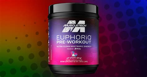 Muscletech To Launch Euphoriq Pre Workout Featuring Efinity Ingredient