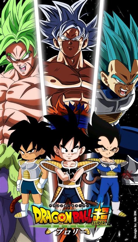 La raza saiyajin debería haberse extinguido por completo. Broly, Goku & Vegeta - Super Saiyan Trio, Dragon Ball ...