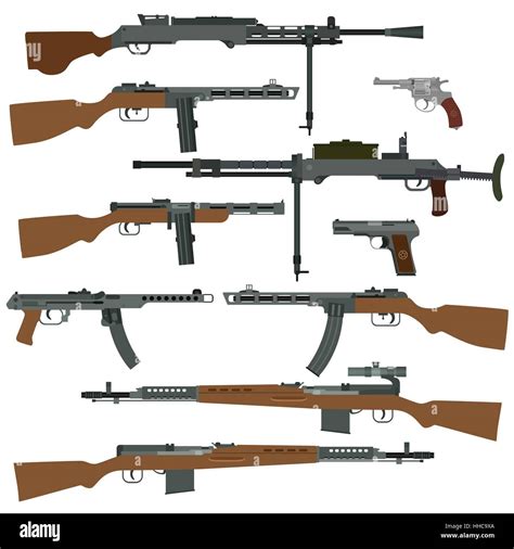 World War Ii Small Arms Cut Out Stock Images And Pictures Alamy