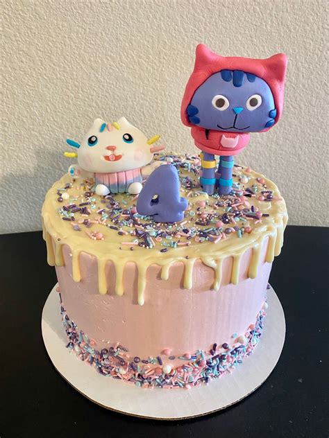 gabby s dollhouse sprinkle party cake birthday cake for cat birthday party cake party cakes