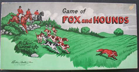 Vintage 1948 Game Of Fox And Hounds By Parker Brothers All About Fun