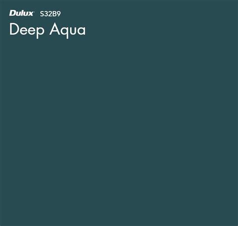 Deep Aqua By Dulux Style Sourcebook