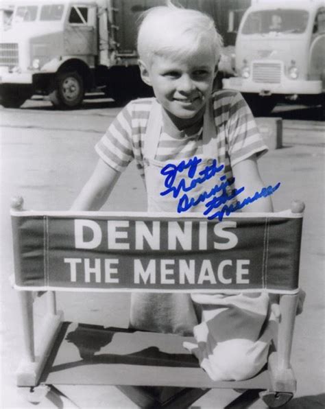 Jay North Signed Photo As Dennis The Menace