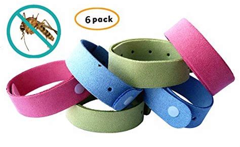 Mosquito Repellent Bracelets 6 Pack Natural Insect And Bug Repellent