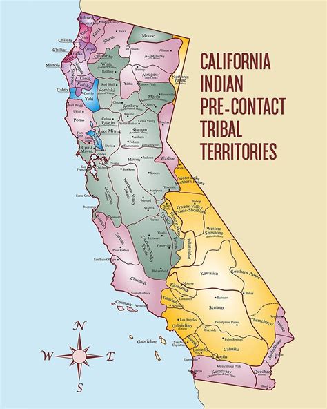 Map Of California Indian Tribes