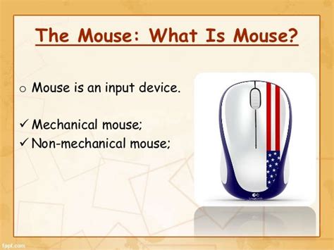 The Mouse Computer Fundamentals