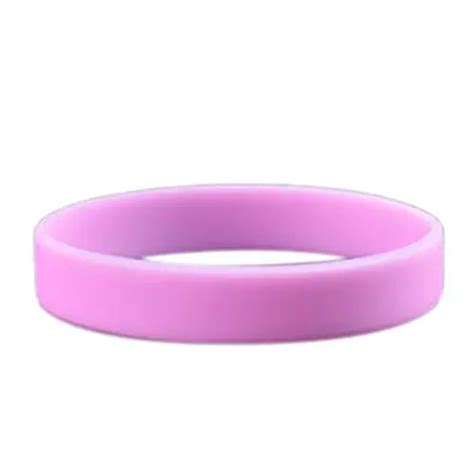 New Hot Fashion Silicone Rubber Elasticity Wristband Wrist Band Cuff Bracelet Bangle Pink