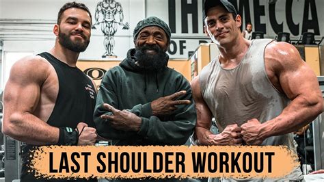 Charles Glass Last Shoulder Workout Before Quarantine Youtube