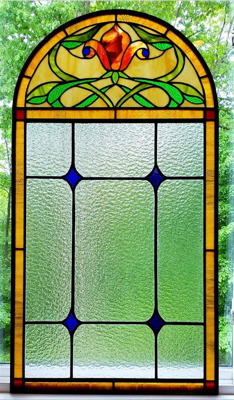 Victorian Floral Stained Glass Mclean Stained Glass Studios